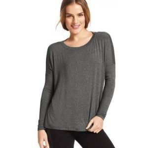 CAbi 577 Bateau Neck Tee Grey XS